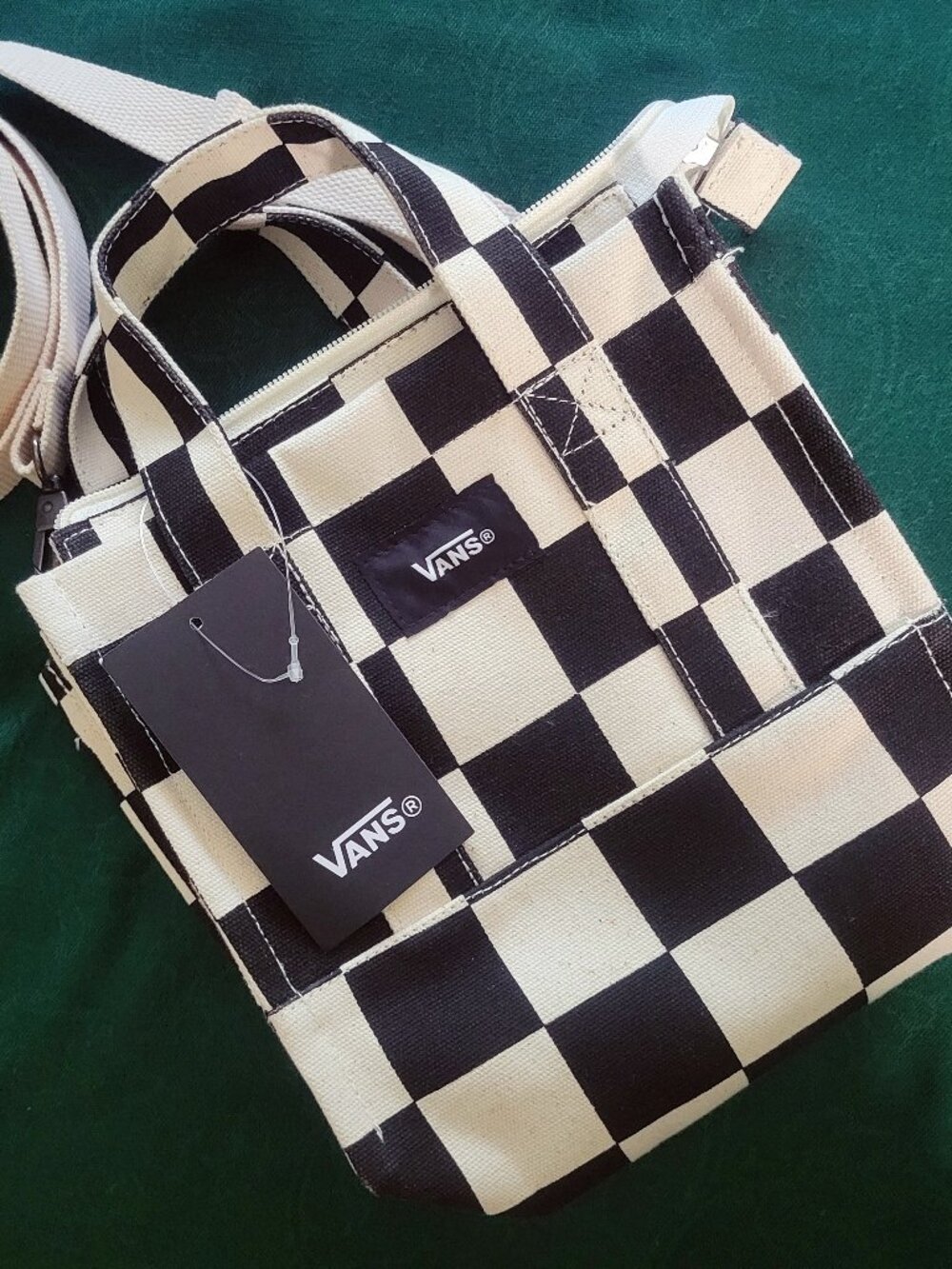 VANS Lil Pergs Checkerboard Tote Bag